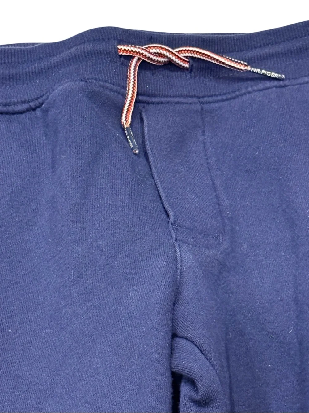 Tommy Hilfiger Boys Sweatpants Navy Fleece Logo Size 6